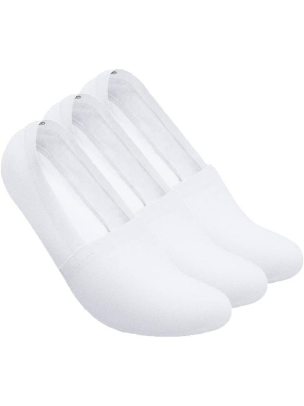 Non-Slip No Show Socks for Men & Women | Invisible Low Cut Cotton Liner